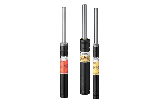 Gas springs, small dimension low force